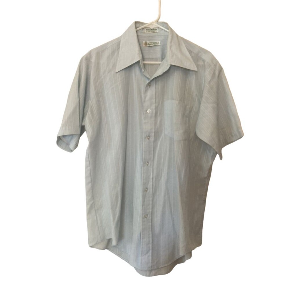 Guio Paoli Vintage Grey Short Sleeve Shirt - size M